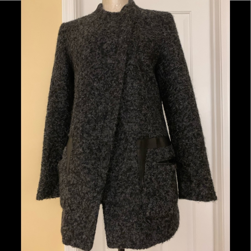 Nice Design winter Coat -Grey Wool coat